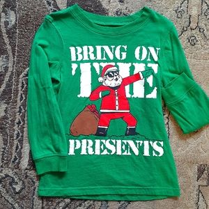 NWOT Childs Bring on the Presents Christmas Shirt